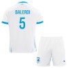 Maillot de Supporter Olympique de Marseille Balerdi 5 Domicile 2024-25 Pour Enfant